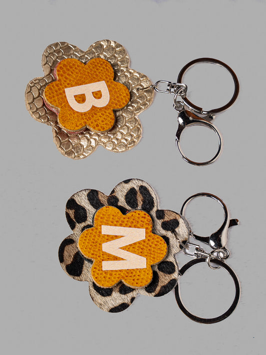 Llavero Flores Personalizado