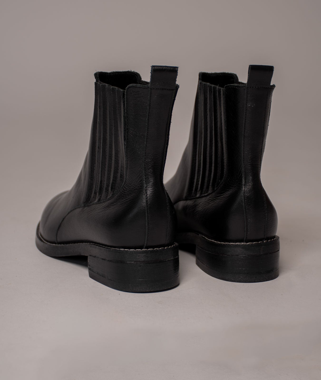 Bota Convertible Vera Negro | Botas caña larga de cuero