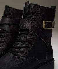 Botas de cuero Sienna negro – Elegancia atemporal en negro intenso