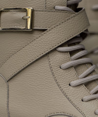Botas de cuero Sienna beige – Sofisticación natural y hecha a mano