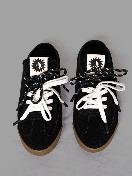 Tenis-Suecos Girasol Negro Estilo Urbano-Clásico
