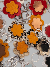 Llavero Flores Personalizado