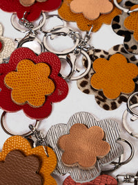 Llavero Flores Personalizado