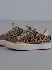 Tenis Bailarina Leopardo Estilo Urbano-Clásico