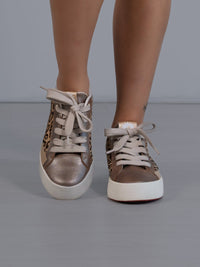 Tenis Bailarina Leopardo Estilo Urbano-Clásico
