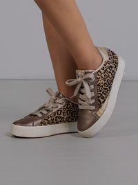 Tenis Bailarina Leopardo Estilo Urbano-Clásico